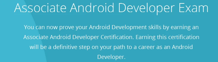 Associate Android Developer Certification Bild