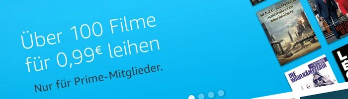 Amazon Prime Video - Diverse Filme für 99 Cent Bild