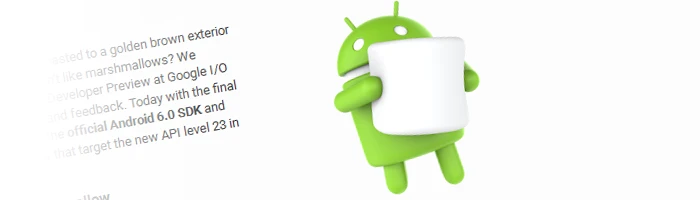 Android 6.0 - Marshmallow Bild