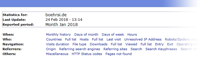 AWStats und Plesk - Browserauswertung und Statistik neuberechnen Bild