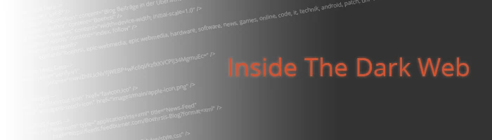 Inside The Dark Web - Video Empfehlung Bild