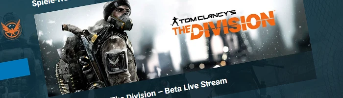 Tom Clancy’s - The Division - Open Beta Preload und XBox Start Bild