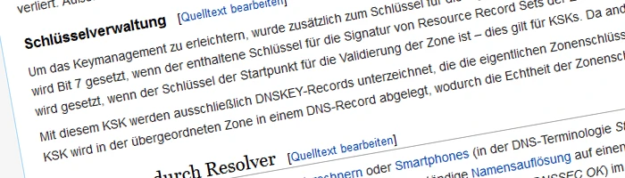 DNS Root Key - Erster Schlüsseltausch geplant Bild