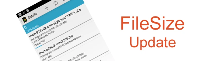 Filesize - Update mit Themes Bild