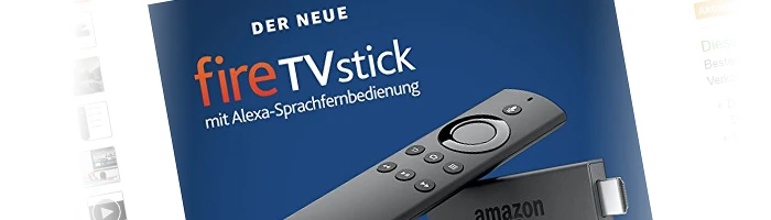 Neuer Fire TV Stick mit Alexa-Sprachfernbedienung Bild