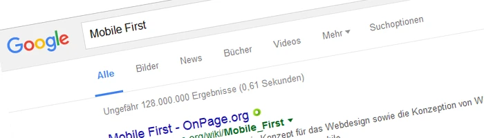 Mobile First - Google plant Suchindex-Umstellung Bild