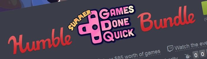 Humble SGDQ 2016 Bundle  Bild