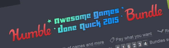 Humble Awesome Games Done Quick 2015 Bundle  Bild