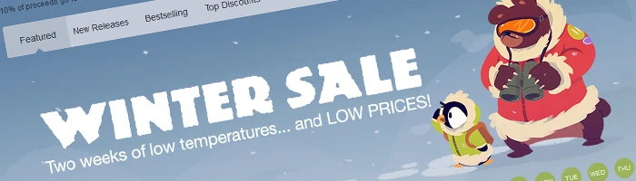 Humble Store Winter Sale Bild