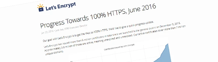 Let's Encrypt - HTTPS für alle Bild