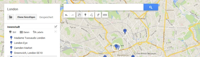 Google Maps - Gespeicherte Orte wird zu My Maps Bild