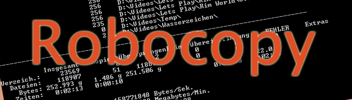 Robocopy - Backups leicht gemacht und automatisiert Bild