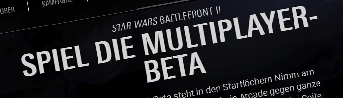 Star Wars Battlefront II Beta Quick-Look Bild