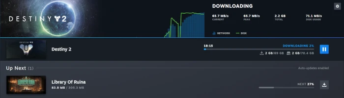 Steam - Neue UI für Downloads & Storage Management Bild