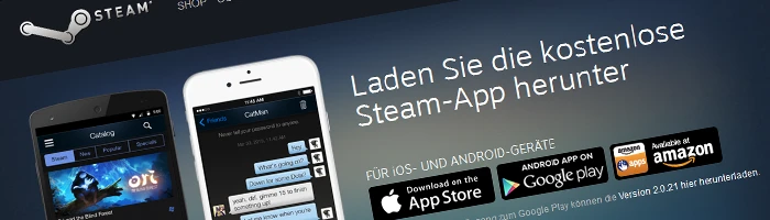 Android Steam App mit Update Bild