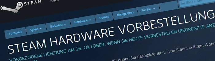 Steam Hardware kann vorbestellt werden Bild