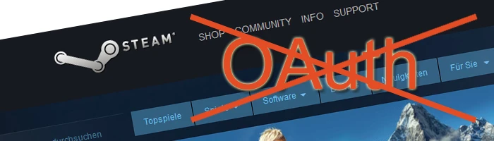 Steam entfernt OAuth Support Bild