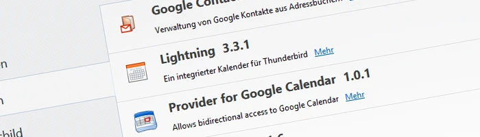 Thunderbird - Google Kalender Synchronisierungsprobleme und Verbesserungen Bild