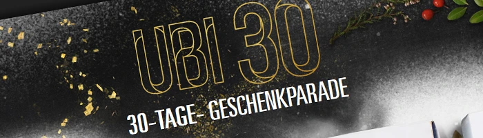 Ubi 30 - Jeden Tag ein kleines Geschenk Bild