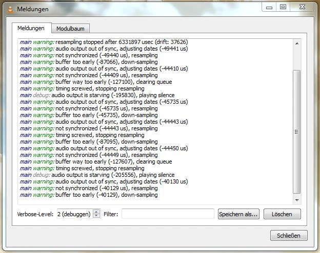 VLC 2.0 - Audio Probleme Bild