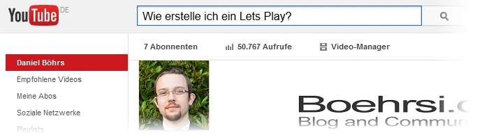 Youtube Lets Plays - How To Bild