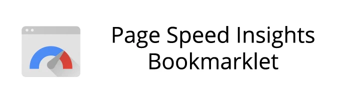 Page Speed Insights Bookmarklet Bild
